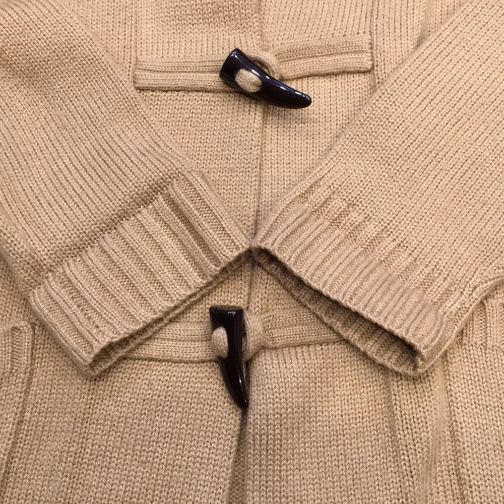 Women’s Toggle Button Hooded Button Down Sweater - image 2